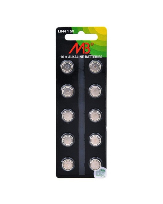 Blister de 10 piles boutons Microbatt LR44