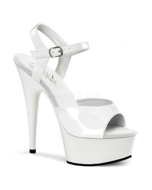 "6"" Stiletto Hell Ankle Strap PF Sandal"