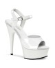 "6"" Stiletto Hell Ankle Strap PF Sandal"