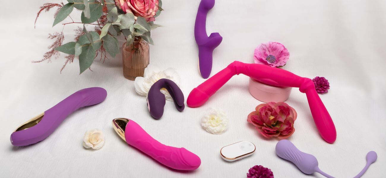 Différents sextoys dédiés à la masturbation féminine